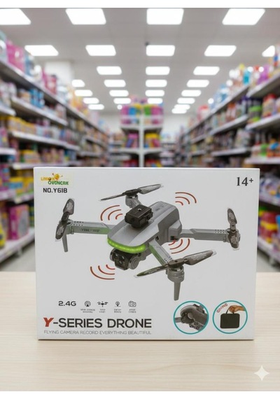 Kumandalı Hd Kameralı Wifi 100 Mt Menzilli Katlanır Çantalı Drone Seti Çok Renkli