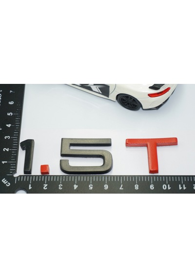 Dk Tuning 1.5 T Bagaj Siyah Kırmızı 3m Yazı Logo Audi İle Uyumlu
