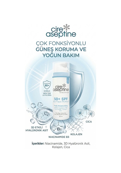 Günlük Nemlendirme Daily Moisturizing 50+spf Yüz Güneş Koruyucu Krem 50 Ml