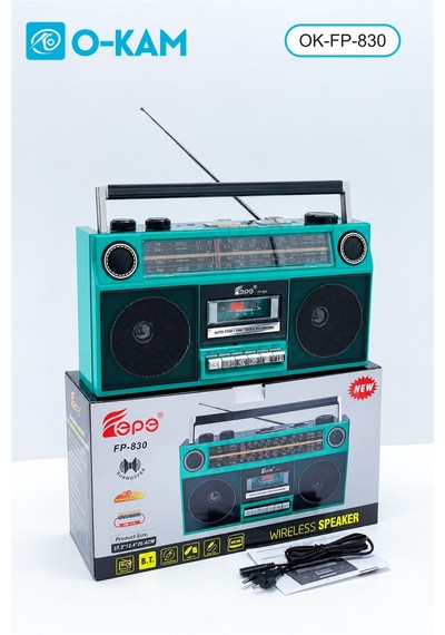 O-kam Fp-830 Bluetooth Kasetçalarlı Dört Bant Retro Radyo