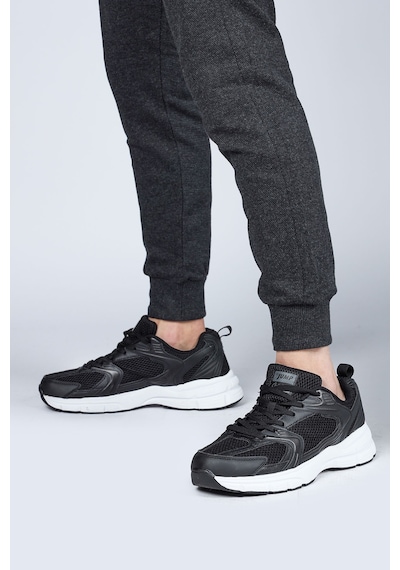Lescon 28627 Siyah Erkek Sneaker Günlük Spor Ayakkabı Beyaz