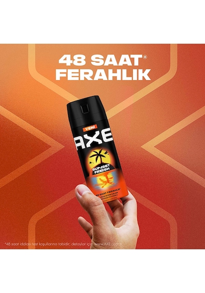 Axe Spray Erkek Deodorant Sunset Fresh 150 Ml X3