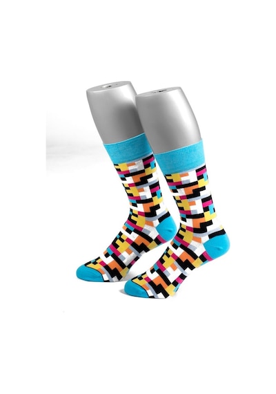Ozzy Socks Blok Desenli Çorap Çok Renkli