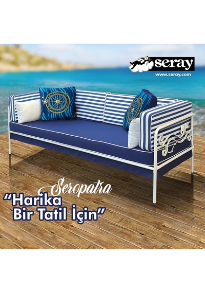 Seray Seropatra 3'Lü Yerden Yüksek Yataklı Kanepe