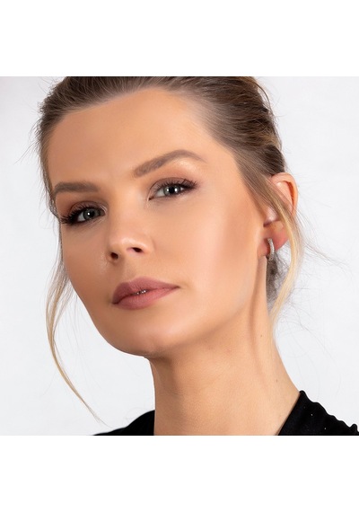Tesbihane Starlight Diamond Zirkon Taşlı Mikro Halka Tasarım 925 Ayar Gümüş