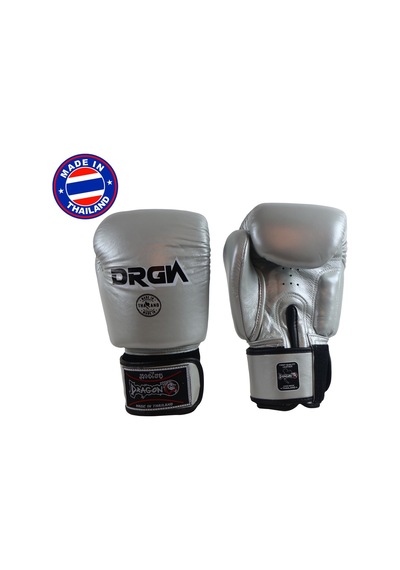 Dragondo Drgn-g3 Hakiki Deri Boks Eldiveni Gümüş Kick Boks Eldiveni