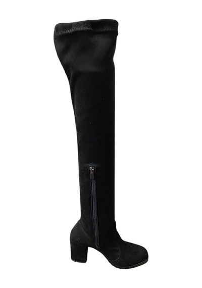 Miçe Shoes Kadın Topuklu Çizme Siyah Süet - 676258093 Siyah Süet
