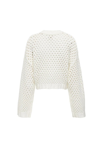 Only Onlsmılla Short Pullover L/s Knt Noos Bej Bej
