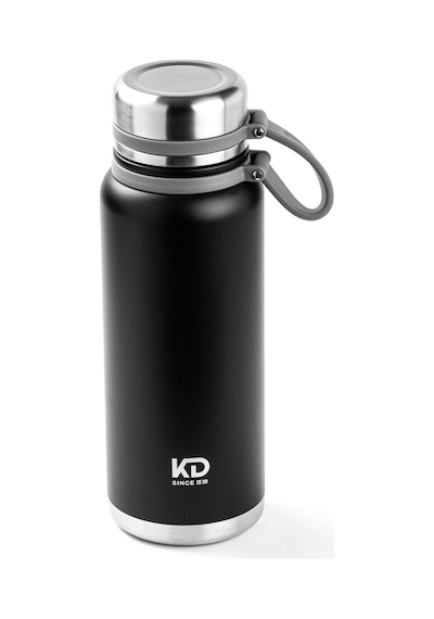Tnt-8695835407388-bomb Okd-7066900s-okadı Çelik Kapaklı Siyah Paslanmaz Çelik Termos 900ml