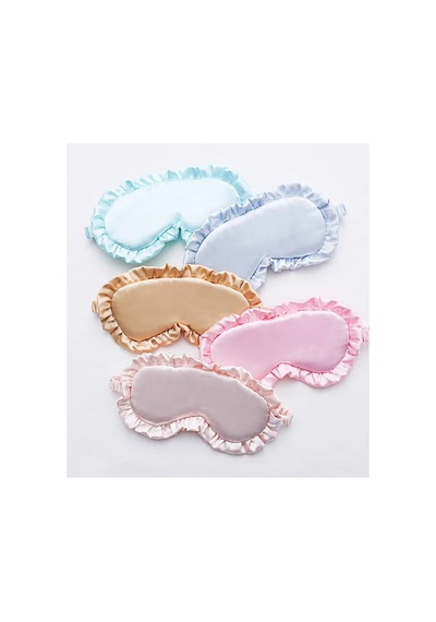 Pazarız Uyku Göz Bandı Maskesi Işık Önleyici Gözlük Maske Bant Eye Mask Beyaz