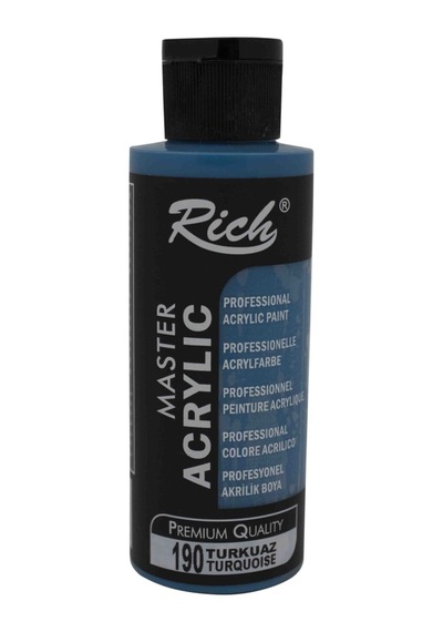 Rich Master Akrilik Boya 120 Cc Turkuaz 0000 Naturel