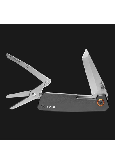 True Utılıty Dual Cutter Kamp Çakı 0002-G Gümüş - Siyah