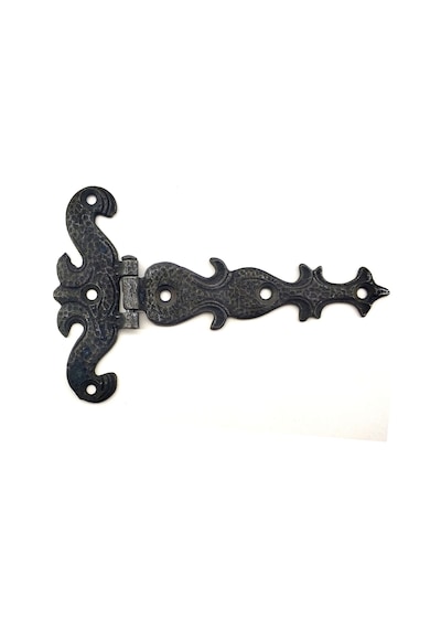Antika Tarz Dekoratif Pirinç Kuyruklu Kelebek Menteşe - 94x147 Mm, Oksit