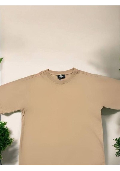 Carinos Erkek Çocuk Basic Pamuklu Tshirt-14555 Kahverengi