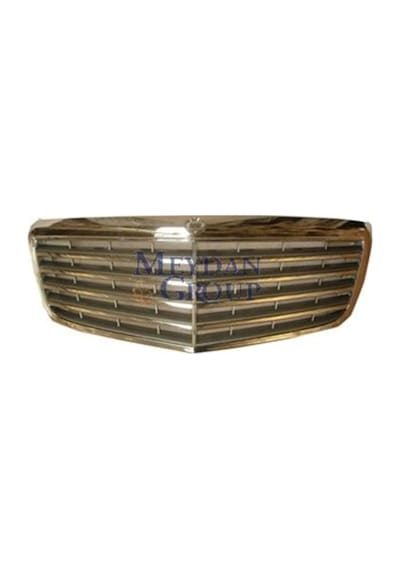 Parcaustasi-oem No 2118801783-9040 Uyumlu Mercedes E Class W211 03/06 Ön Panjur/nikelajlı/gümüş Gri 9çıtalı