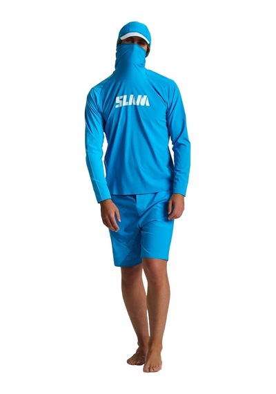 Slam Od Tech Hooded T-shırt W74 Mavi