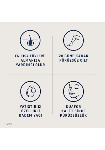 Veet Bacak Vücut Bölgesi Hassas Ciltler Ağda Bandı 3 x 40 Adet