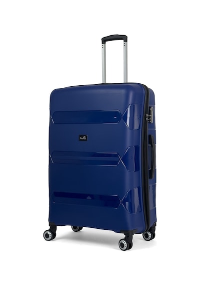 Reymond Luggage Lucas Polipropilen Kırılmaz Valiz, Büyük Boy Lacivert