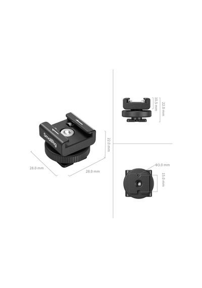 Smallrig 4822 Işık Ve Mikrofon Desteği Metal Ayak Montajı