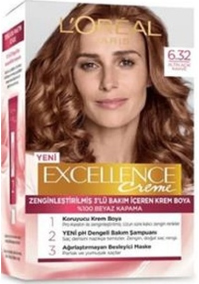 L'oreal Paris Excellence Saç Boyası 6/32 Altın Açık Kahve
