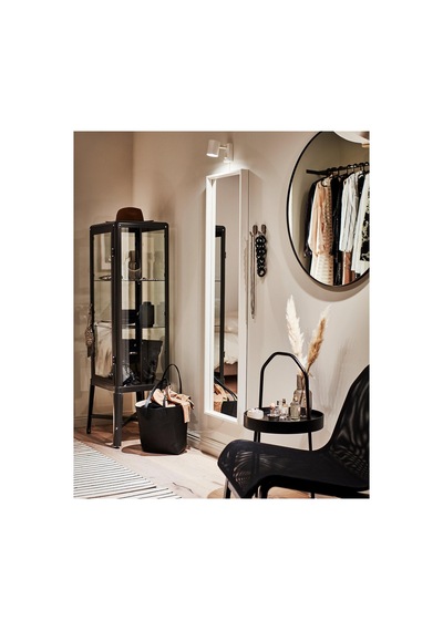 Ikea Lindbyn Yuvarlak Ayna 80 Cm Siyah