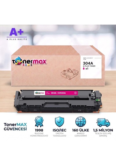 Hp 304a Cc533a Kırmızı Uyumlu Toner A Plus / Color Laserjet Cp2025 / Cm2320