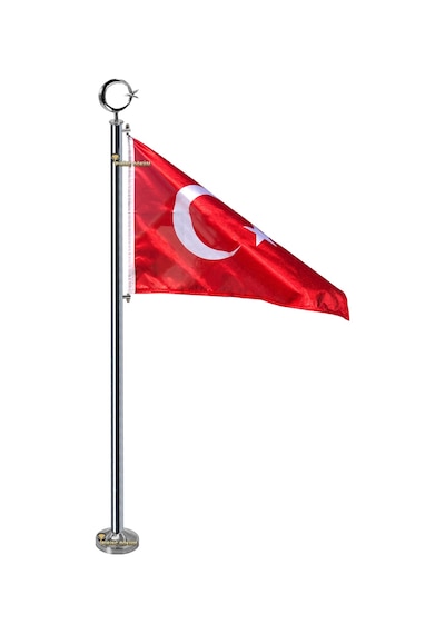 Şehitlik Mezarlık Bayrak Direği Paslanmaz 2 M