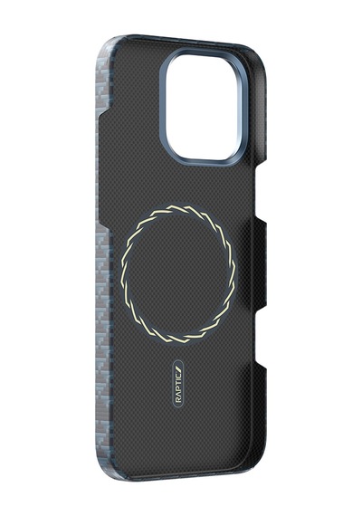 Apple Uyumlu iPhone 16 Pro Kılıf M-safe Şarj Özellikli Raptic Aramid Skin Origin Serisi Kapak Lacivert