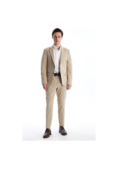 Lcw Busıness Bej Dar Kalıp Erkek Blazer Ceket