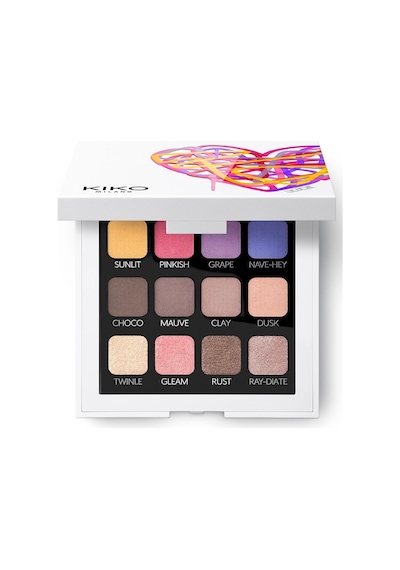 Kiko Göz Farı - Street Heart Colour Tag Multi-texture Eyeshadow Palette Diğer