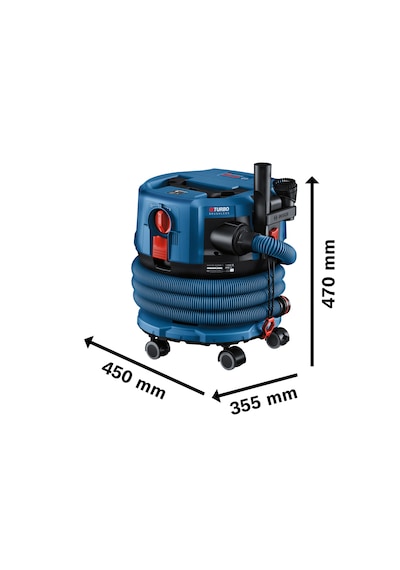 Bosch GAS 18V-12 MC Akülü El Süpürgesi Akü Ve Şarj Cihazı Dahil Değildir 06019K2000