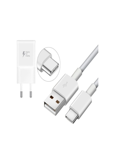 Samsung Galaxy Uyumlu A21s  Hızlı Şarj Aleti Type C 18W 3A ŞARJ SET