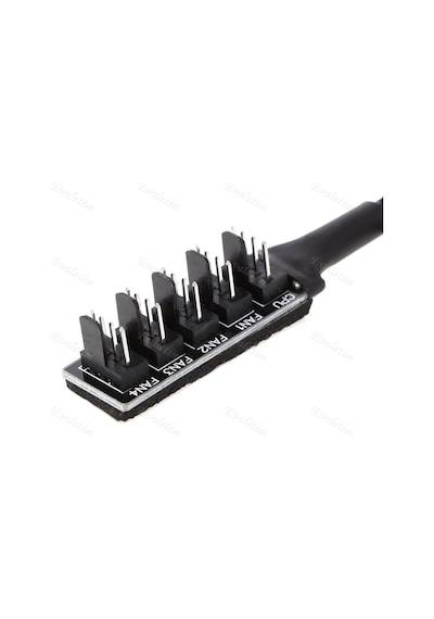 4 Port Fan Çoklayıcı Y Pwm 4353P Splitter 4 Pin Cpu 12V Switch Po