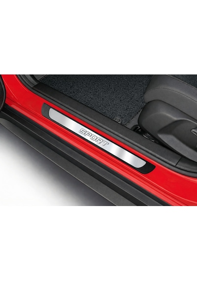 Renault Megane 3d Krom + Abs Kapı Eşiği Koruma Sport Line 2002-2020 Arası 4 Prç. P. Çelik Parlak