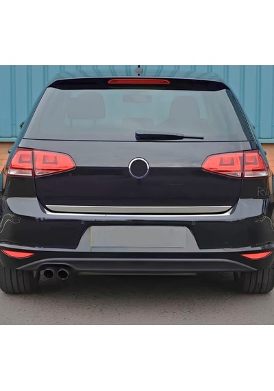 Ebal Otomotiv VW Golf 7 Krom Bagaj Alt Çıtası 2013 üzeri Paslanmaz Çelik