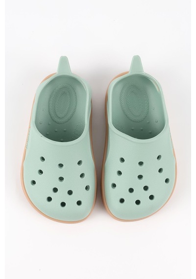 Boatilus Cloggy-b Pastelgreen/beige Çocuk Sandalet Yeşil
