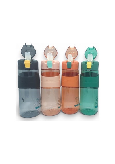 650 Ml Tritan Su Şişesi Dayanıklı Ve Hafif Spor Matara, Bpa İçermez, Sızdırmaz Kapak, Taşınabilir Ve Şık Çok Renkli