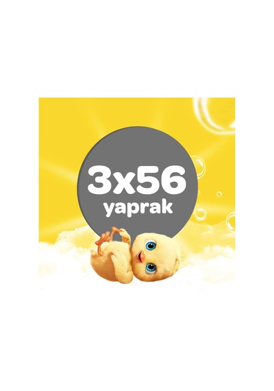 Dalin Islak Havlu 3'lü Paket - 56 Adet x 3 Tekli