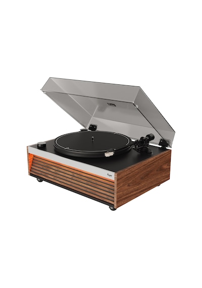 Hym s Lumi Dahili Bluetooth Hoparlörlü Işıklı Retro Pikap Plakçalar Aux Rca Çıkışlı All-in-o