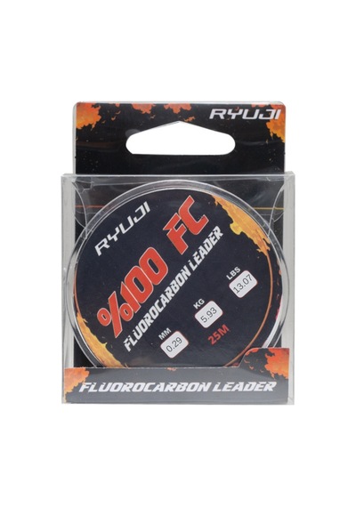 Fluorocarbon Lider Misina - Ryuji Leader - 25 Mt - 0,29mm