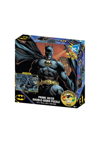 Prime 3d Dc Comics Batman Çift Taraflı Puzzle 500 Parça 37581