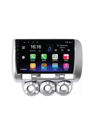 Honda JAZZ/CİTY 2002-2008 Android 4 Gb + 64 Gb Rom Carplay Multimedya