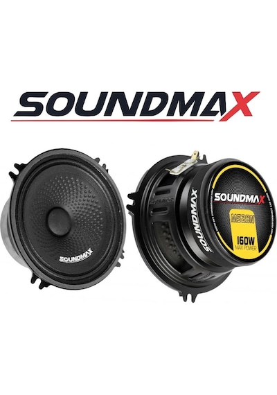 Soundmax Sx-m52bn 13cm Midrange 160w Çift