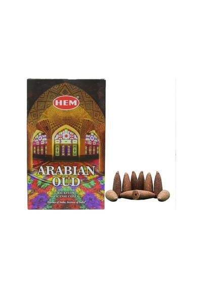 Hem Arabian Oud Geri Akış Konik Tütsü 10 Adet