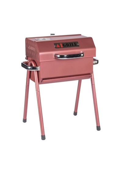 Igrıll Barbekü Cube 402 Mm Kömürlü Mangal Kırmızı