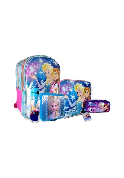 Frozen Lisanslı Işıltılı Çanta, Beslenme Çantası,kalem Kutu,beslenme Kabı Ve Suluk Karışık