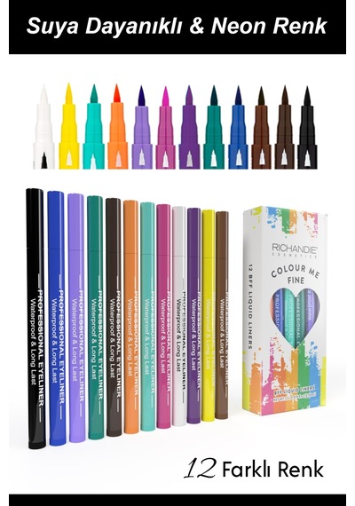 Richandie Neon Kalem Eyeliner Seti 000112'li
