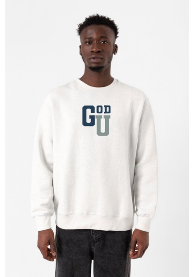 Gen V Godolkin University Abbreviation Beyaz Erkek 2ip Sweatshirt 001