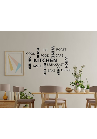 Bk Home Mutfak Tasarımlı Duvar Sticker-1