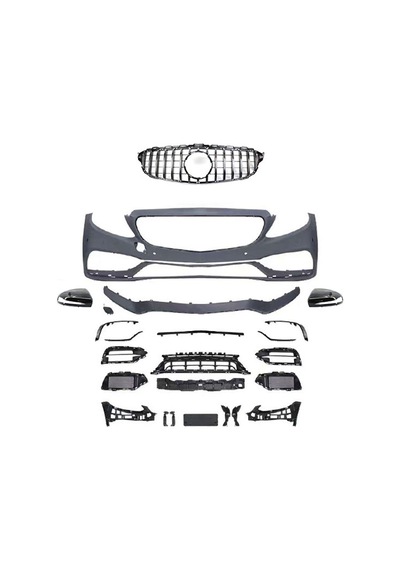 Mercedes W205 C63 Amg Ön Tampon Ve Panjur Seti